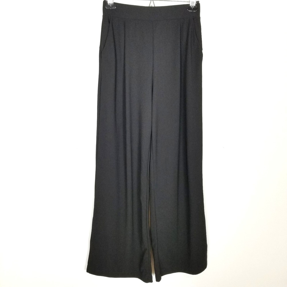 Halara Women Pull On Wide Leg Pants Sz‎ S Black Athletic City